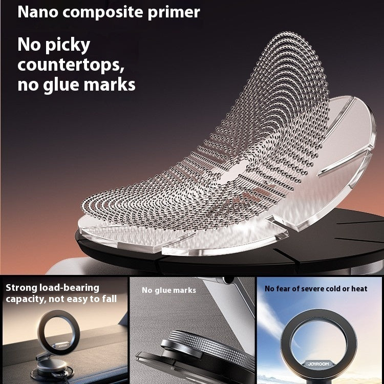 The Ultimate Convenience: Adhesive Magnetic Folding Car Phone Holder